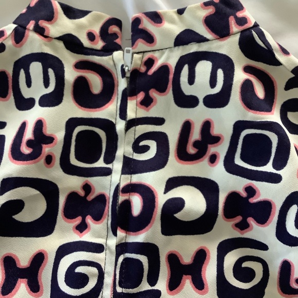 Vintage 60’s Print Top Size XS - Picture 7 of 8